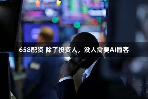 658配资 除了投资人，没人需要AI播客