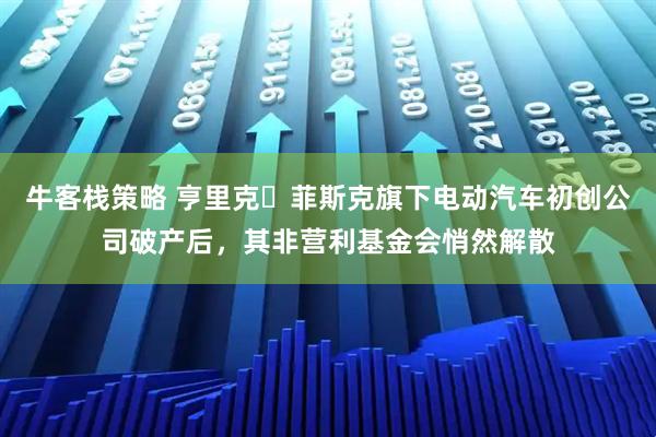 牛客栈策略 亨里克・菲斯克旗下电动汽车初创公司破产后，其非营利基金会悄然解散